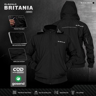 ELGANLO - Jaket Bomber Parasut Britania Series bahan Zn 100% Windproof Jaket Hoodie bisa lepas pasan