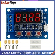 ZB2L3 Battery Tester LED Digital Display 18650 Lithium Battery Power Supply Test Resistance Lead-acid Capacity Discharge Meter