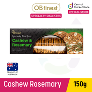 OB Finest Wafer Cracker 150g - Cashew &amp; Rosemary (Bundle of 2)