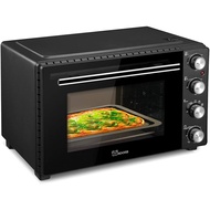 Mini Oven | 35 Lliters |Toaster Oven | Electric Oven | Oven | Small Oven | Double Glass Door | Removable Crumb Tray | In