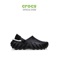 CROCS รองเท้าลำลองผู้ใหญ่ ECHO CLOG รุ่น 207937001 - BLACK ดำ US M9/W11