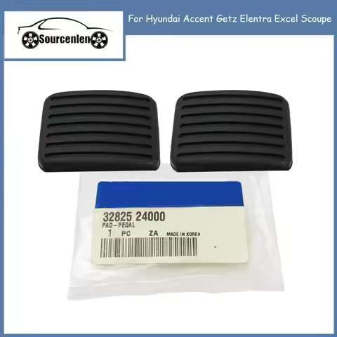 2Pcs Brake Clutch Pedal Pad Rubbers 3282524000 32825-24000 for Hyundai Accent Getz Elentra Excel Sco