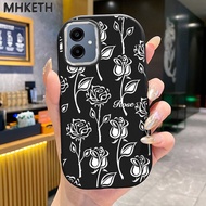 MHKETH Case For Samsung A05 F05 M05 A05s White Rose Phone