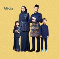 Baju Raya NAVY BLUE 2025 | Sedondon Family Baju Melayu Baju Kurung