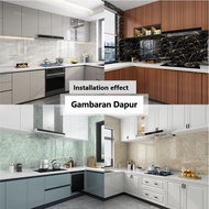 30x60cm wall sticker waterproof/wall sticker Marble Wall Tile Paper KitchenWall Sticker Wall Paper B