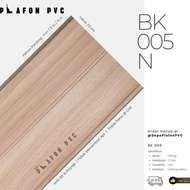 Plafon pvc batik dop kayu