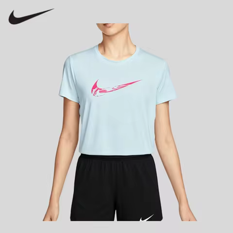Unisex Nike 2PCS T-shirt Shorts Daily Casual Sport SuitFV6374-474+IB8654-010