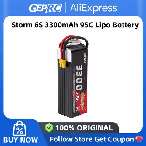 GEPRC Storm 6S 3300mAh 95C Lipo Battery for Quadcopters