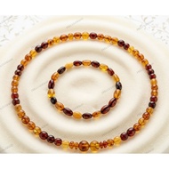 Baltic Amber Necklace and Bracelet Set Premium CherryHONEY Amber Stone natural ELEGAN