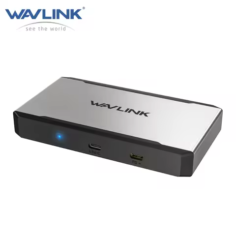 WAVLINK Universal Triple 4K@60Hz Display Dock, USB-C/USB-A to HDMI/DisplayPort Adapter with 100W PD 