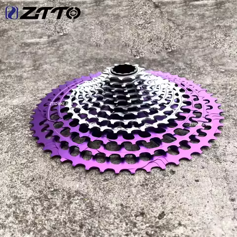 ZTTO MTB Ultimate SLR3 XD Cassette 12S 9-46T 9-50T 9-51T Purple-silver ULT 12S 10-46 10-50 10-51T XD