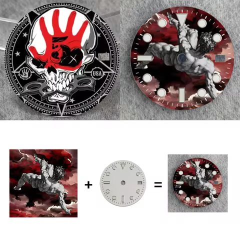NH35 Dial UV Printing Personalized Customized Photo and Image Oil Painting Suitable for NH35 36 38 S