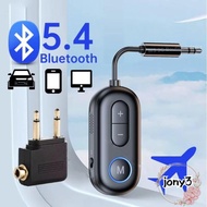 JONY Audio Receiver Transmitter, Bluetooth 5.4 3.5mm AUX Jack Airplane Wireless Adapter,  2 IN 1 Wit