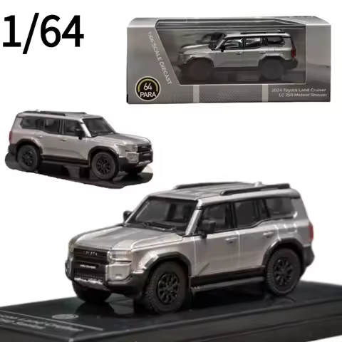 Para Diecast 1:64 Toyota Land Cruiser LC250 Prado 2024 Car Model Toyota Play Vehicles Collectible Mo