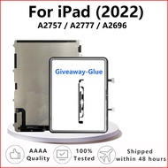 10.9" For lPad (2022) Touch Screen Digitizer Glass Panel & LCD Display Assembly Replacement For lPad