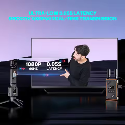 Vrriis 500m Wireless Transmission HDMI Extender Video Transmitter Receiver for DJI Osmo Pocket 3 Cam