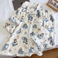 New store opening 50% discount for only three daysJapanese Style Shark Cat Pajamas Long Sleeve Women