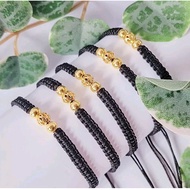 Macrame bracelet 18k gold  | handmade bracelet | Unisex | Valentine's day edition, gift ideas for he