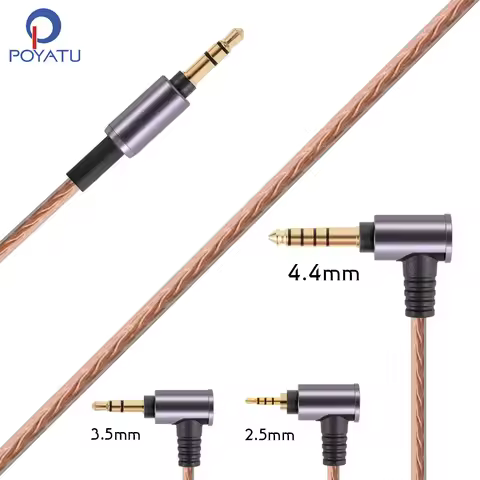 2.5mm 4.4mm Upgrade BALANCED Headphone Cable for V-Moda Crossfade 2 LP LP2 M-200 M-100 M-80 V-80 Rep