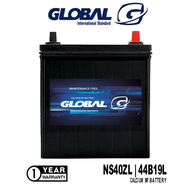 Global NS40ZL 44B19L Maintenance Free Car Battery Suitable for  for Perodua Car Kancil Myvi Viva Axi