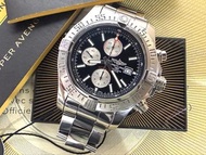 🌈🌈新返貨啦🌈🌈 BREITLING Super Avenger II 48mm A133711/BC29 ✨ 計時外圈 🖤深灰黑面銀色 🩶三眼計時小盤 ⏱️Cal.13自動機芯 ⚙️ 連原裝精鋼斜角