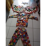 Garuda 9 year old recycled clothes