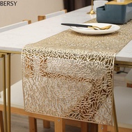BERSY Hollow Table Runner, PVC Anti-stain Table Cover, Modern 150CM Party Supply Rectangular Tablecl
