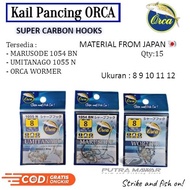 Kail Mata Pancing Karbon Dari Jepang Orca Wormer Marusode 1054 Bn Umitanago 1055 N Dari Carbon Japan