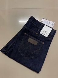 WRANGLER MWZF16 รุ่น MWZ กางเกงยีนส์ผู้ชาย เอวกลาง ทรงขากระบอก ยีนส์ไม่ยืด แรงเลอร์ สียีนส์ ราคา 2,2