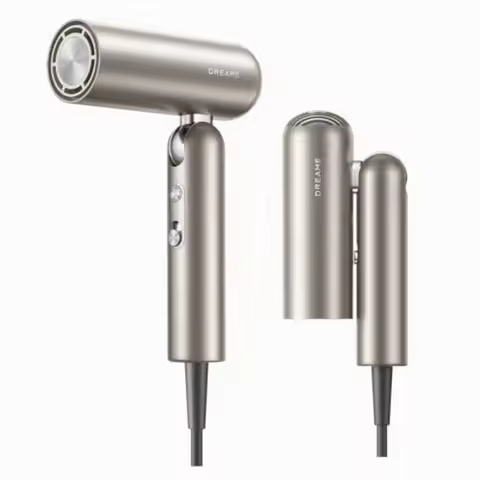 Pocket Pure High-Speed Hair Dryer Lightweight Foldable Blow Dryer with 110 000 RPM Motor Ionic Care 