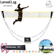 LANSELL Foldable Badminton  Indoor Outdoor Sports Entertainment Portable Standard Training Stand Rac