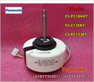 อะไหล่ของแท้/มอเตอร์พัดลมแอร์/PANASONIC/พานาโซนิค/รุ่น/CS-PC18HKT/CS-C13EKTCS-PC12JKT/L6CBYYYL0011/L