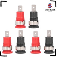 YRBWDYZDH 10Pairs Banana Jack Socket, Safe Return Type Panel Mount Banana Female Jack, 31.5mm/1.24in