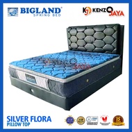Spring Bed BIGLAND Silver Flora Pillow Top