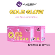 LA JUICERIA Gold Glow Lemon Honey Turmeric (2 Pack/20 Bottles)