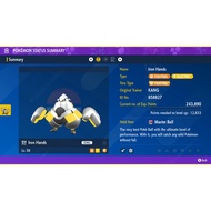 Pokemon Scarlet & Violet - 6IV Shiny Iron Hands