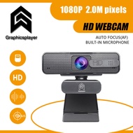 2022. New HD webcam 1080P camera built-in microphone USB video for window OS