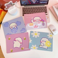 🔥【READY STOCK】Korean Ins White Poodle Mouse Pad For Laptop iMac Desktop PC 4 Designs Computer Access