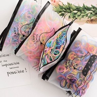 Japanese HAIR TIE RUBBER CONTENTS 600 pcs / COLORFUL ELASTIC RUBBER 600 pcs