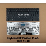 HP Pavilion 11-AD Keyboard. X360 11-AD