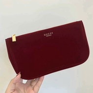 Gucci 大牌香水專櫃VIP贈品 絨面化妝包 可改造成單肩包
