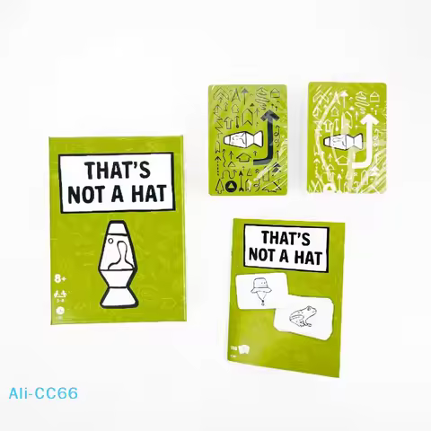 【C】1Set English Tabletop Game For 3-8 Players That's Not A Hat Happy Party Game Kit Top Board Game W