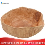 【FAS】-Household Fruit Bowl Wooden Candy Dish Fruit Plate Wood Carving Root Fruit Plate Wood 20-24 Cm