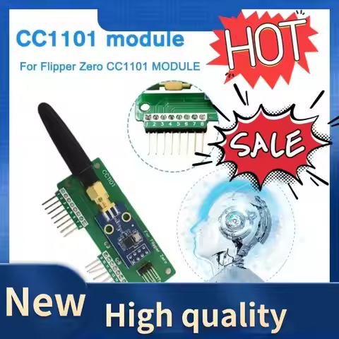 NEW For Flipper Zero WiFi CC1101 SubGhz 433Mhz Development Board GPIO CC1101 Mouse Module For Flippe