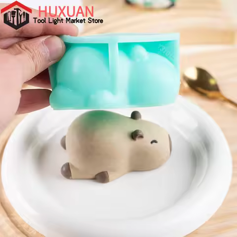 2025 New Cute Capybara Milk Jelly Silicone Mold Pudding Capybara Pudding Silicone Mould Home Baking 