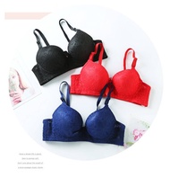 Bra B Cup Size 36B 38B 40B 42B Women Bra Wired Inner Soft Comfortable Lace Fashion Push Up Bra Shape