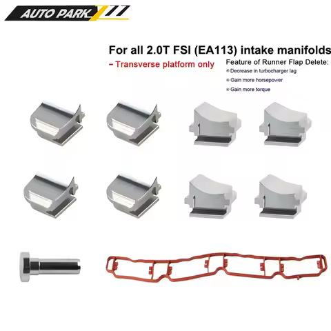 Intake Manifold Runner Flap Delete Gasket for Audi Skoda Seat EA113 VW 2.0 TFSI