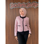 AMIFA BOUTIQE - BK 75 PREMIUM QUALITY TWEED BLAZER IMPORTED FROM BKK WOMEN