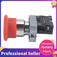 22mm NC Red Mushroom Emergency Stop Push Button Switch 600V 10A ZB2-BE102C XB2-BS542X1