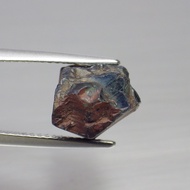 พลอย ก้อน แซฟไฟร์ บางกะจะ ดิบ แท้ ธรรมชาติ ( Unheated Natural Sapphire ) หนัก 6.75 กะรัต